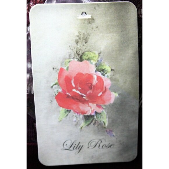 New Lily Rose Merlot Purple Dress Floral Lace 3/4 Sleeves Womens S Elastic - Picture 7 of 9